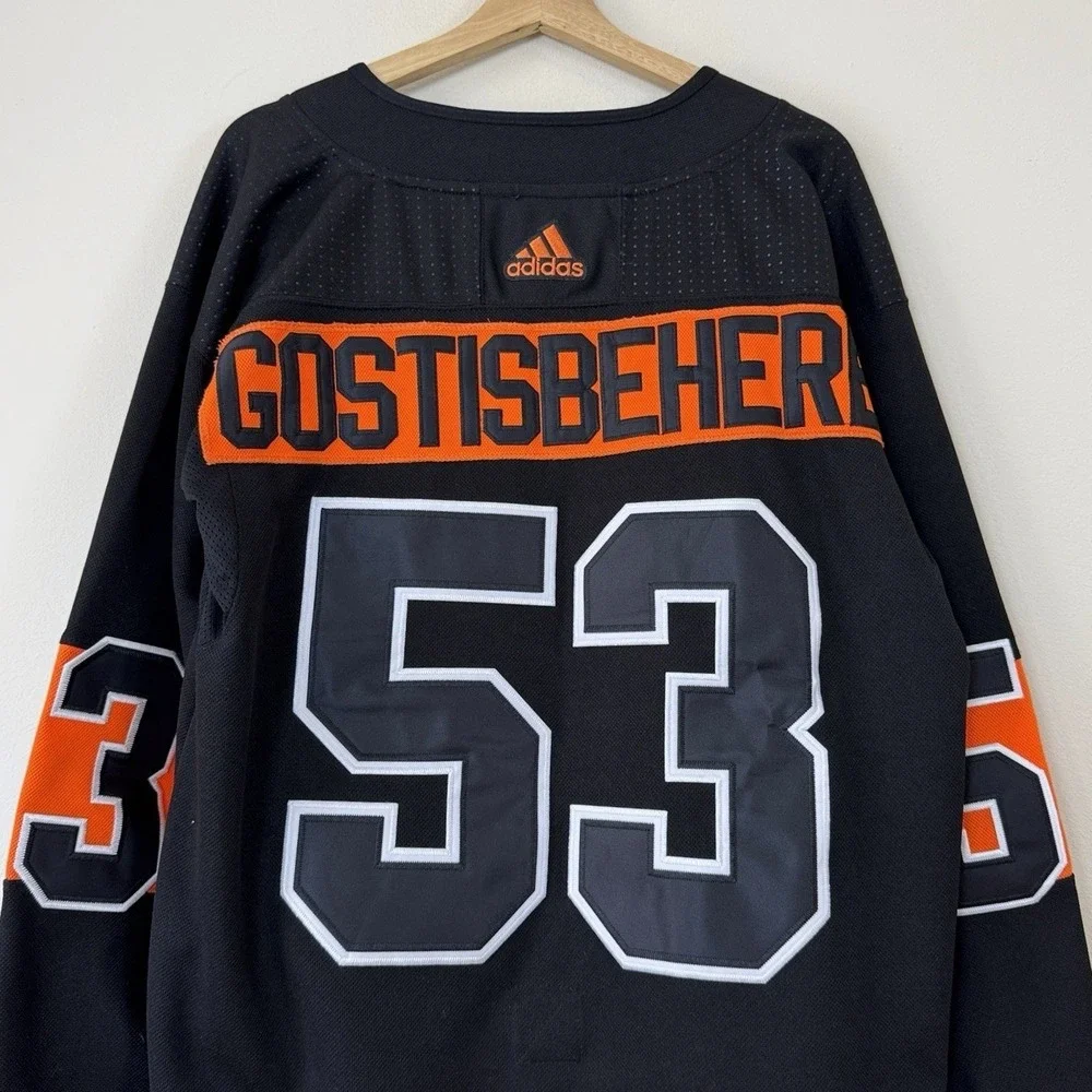 Shayne Gostisbehere Philadelphia Flyers Adidas Black NHL Hockey Jersey - Size 50